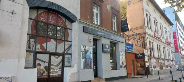 Kiadó üzlethelyiség, Budapesten, XIII. kerületben, Váci úton