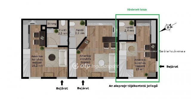 Eladó téglalakás, Budapesten, VII. kerületben 49.9 M Ft