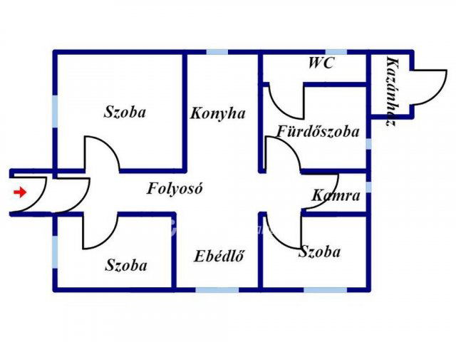 Eladó családi ház, Váncsodon 43.9 M Ft, 3 szobás