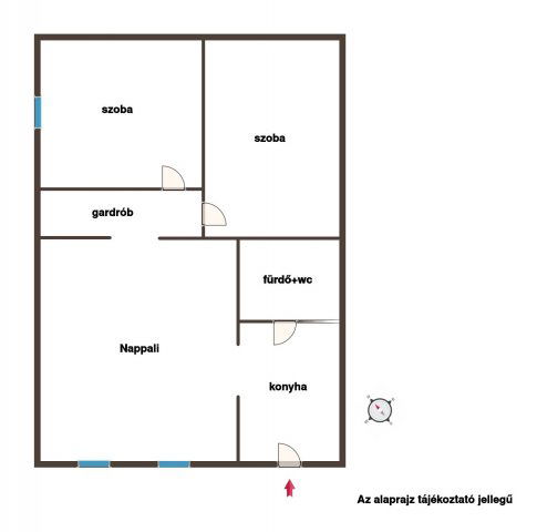 Eladó téglalakás, Budapesten, VIII. kerületben, Alföldi utcában