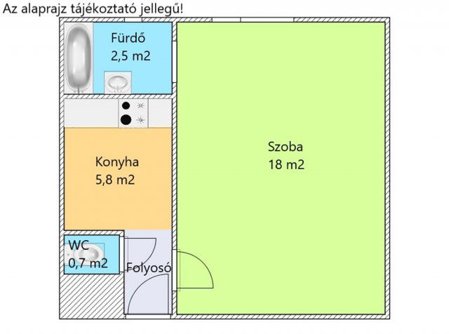 Eladó téglalakás, Miskolcon, Fazola Henrik utcában 15.9 M Ft