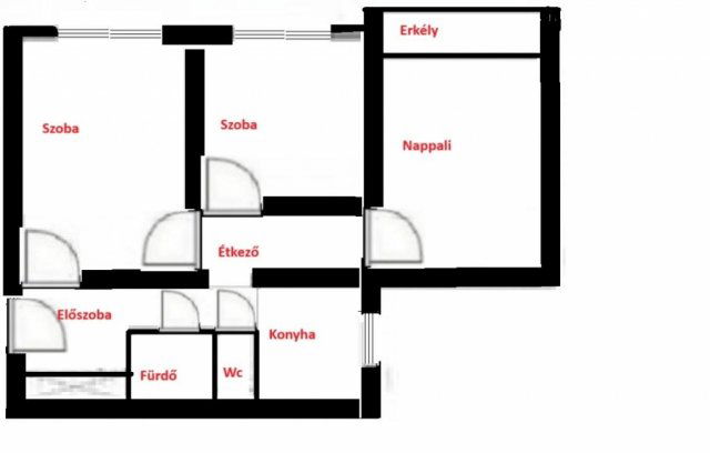 Eladó panellakás, Debrecenben 63.9 M Ft, 3 szobás
