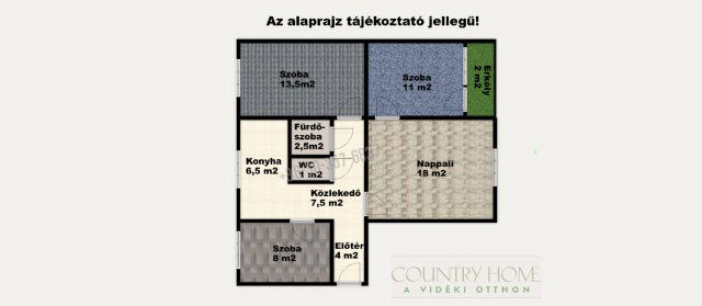 Eladó panellakás, Szegeden 59.9 M Ft, 2+2 szobás