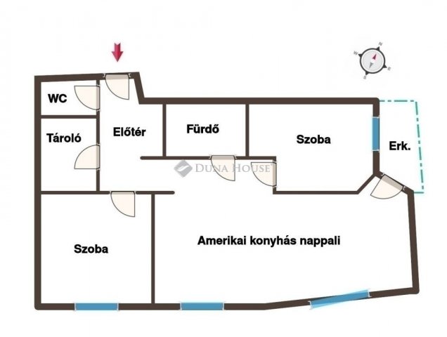 Eladó téglalakás, Budapesten, XIII. kerületben 104.5 M Ft