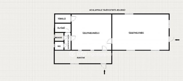 Eladó üzlethelyiség, Törtelen 42 M Ft / költözzbe.hu