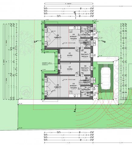 Eladó ikerház, Vácrátóton 88 M Ft, 5 szobás