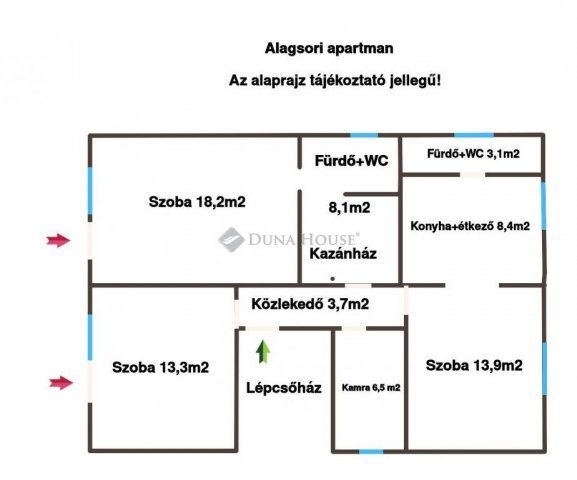 Eladó családi ház, Balatonlelleén 125 M Ft, 10 szobás