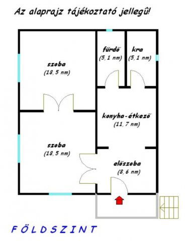 Eladó családi ház, Röszkén 49.9 M Ft, 2 szobás