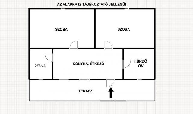 Eladó családi ház, Nagykőrösön 14.9 M Ft, 2 szobás