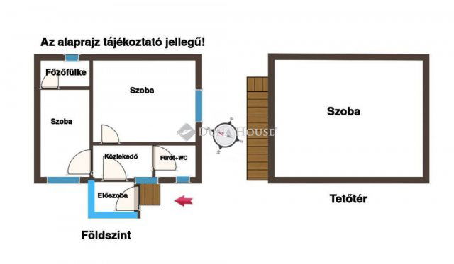 Eladó családi ház, Ercsiben 40 M Ft, 3 szobás