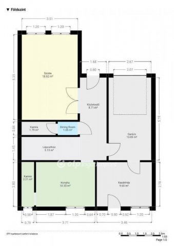 Eladó téglalakás, Pápakovácsin 36.5 M Ft, 4 szobás