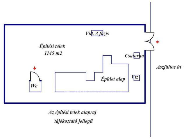 Eladó telek, Nyársapáton 14.8 M Ft / költözzbe.hu