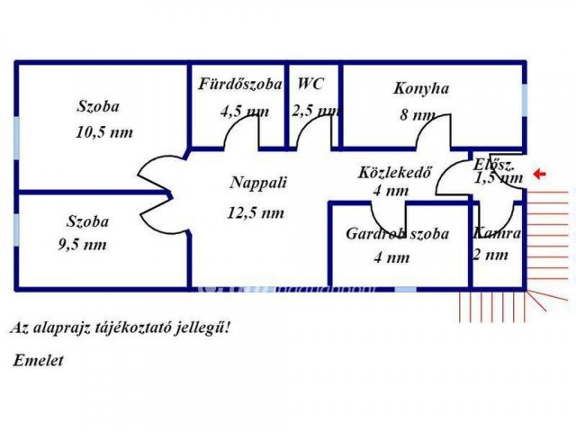 Eladó téglalakás, Gyulán 38.5 M Ft, 1+2 szobás