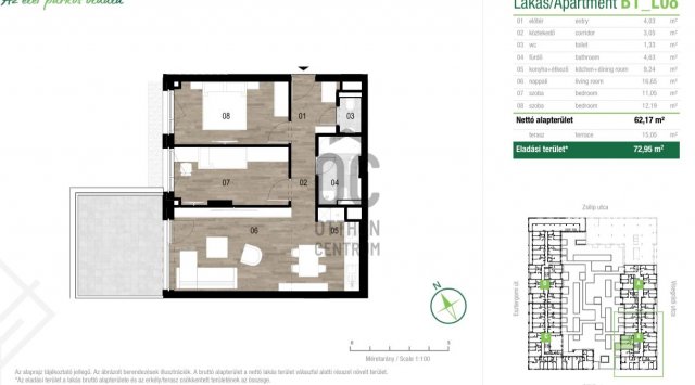 Eladó téglalakás, Budapesten, XIII. kerületben 131.279 M Ft