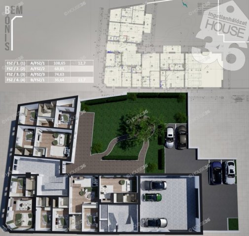 Eladó téglalakás, Kecskeméten 125 M Ft, 4 szobás