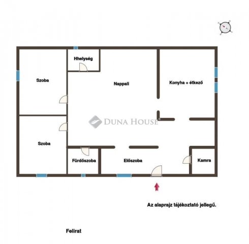 Eladó családi ház, Újhartyánon 79.9 M Ft, 3 szobás