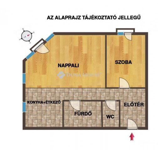 Eladó téglalakás, Sárváron 53 M Ft, 1 szobás