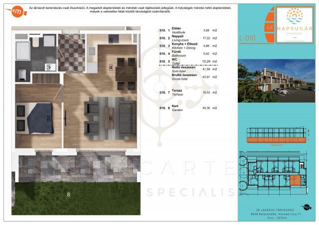 Eladó téglalakás, Balatonlelleén 61.99 M Ft, 3 szobás
