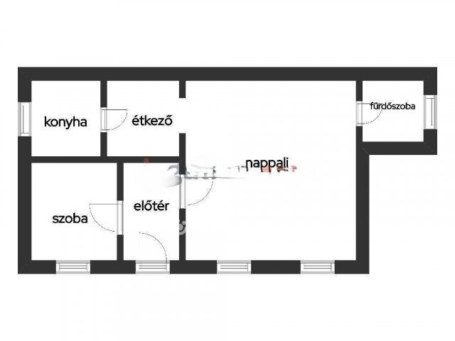 Eladó téglalakás, Budapesten, V. kerületben 83.9 M Ft, 2 szobás