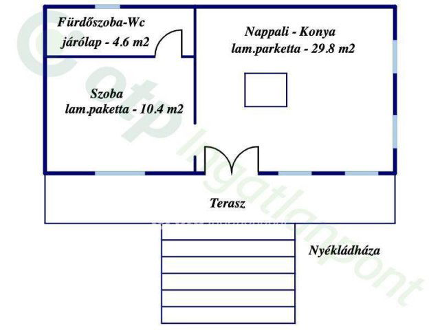 Eladó családi ház, Nyékládházán 45 M Ft, 2 szobás