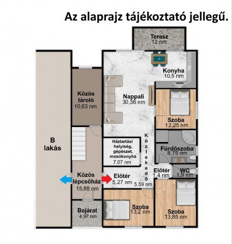 Eladó téglalakás, Szigethalmon 81.99 M Ft, 4 szobás