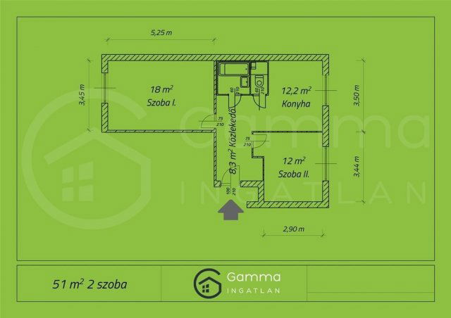 Eladó panellakás, Miskolcon 29 M Ft, 2 szobás