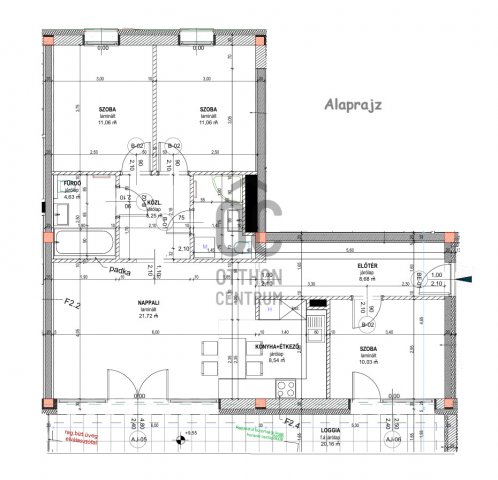 Kiadó téglalakás, albérlet, Debrecenben 528 E Ft / hó, 4 szobás