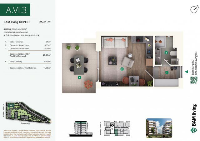 Eladó téglalakás, Budapesten, XIX. kerületben, Iparos utcában