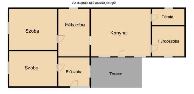 Eladó családi ház, Taktaharkányon 10.5 M Ft, 2+1 szobás