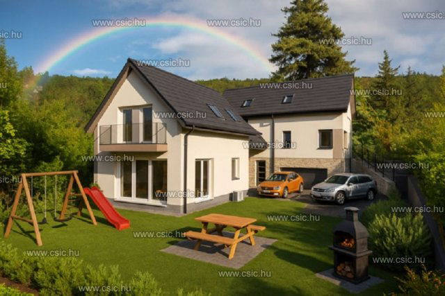 Eladó ikerház, Pilisborosjenőn 167 M Ft, 3+2 szobás