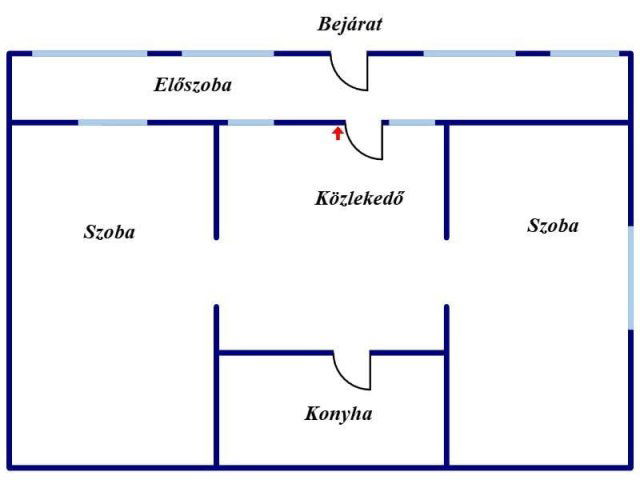 Eladó családi ház, Magyon 7 M Ft, 2 szobás
