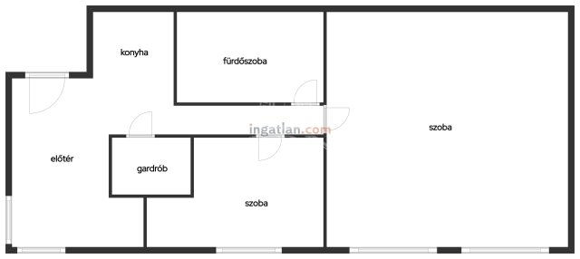 Eladó téglalakás, Budaörsön 99.99 M Ft, 2 szobás