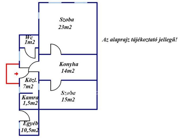 Eladó családi ház, Gyulán 14 M Ft, 2 szobás