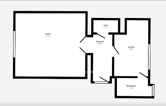 Eladó családi ház, Nagykállóban 14 M Ft, 1 szobás