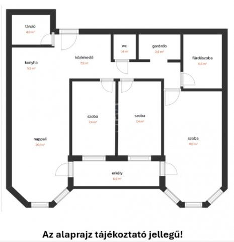 Eladó téglalakás, Budapesten, X. kerületben 104.44 M Ft