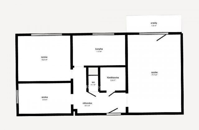 Eladó panellakás, Tiszaújvárosban 35 M Ft, 1+2 szobás