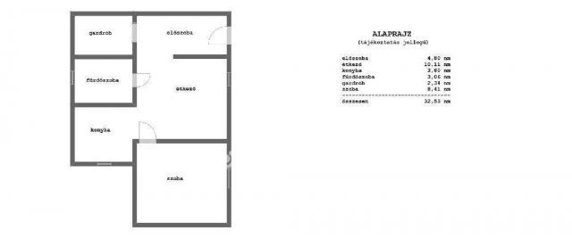 Eladó nyaraló, Lipóton 26 M Ft, 1 szobás / költözzbe.hu