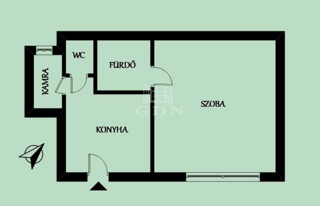 Eladó téglalakás, Budapesten, I. kerületben 79 M Ft, 1 szobás