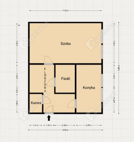 Kiadó téglalakás, albérlet, Tatabányán 140 E Ft / hó