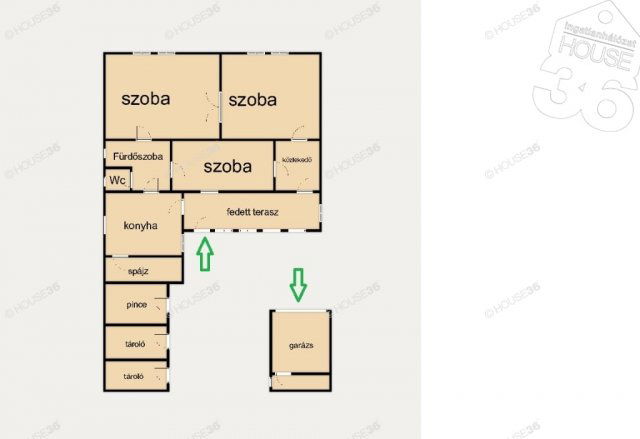 Eladó családi ház, Lakitelken 53.9 M Ft, 3 szobás