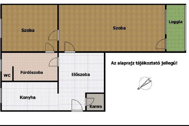 Eladó téglalakás, Budapesten, XX. kerületben 58.9 M Ft, 2 szobás