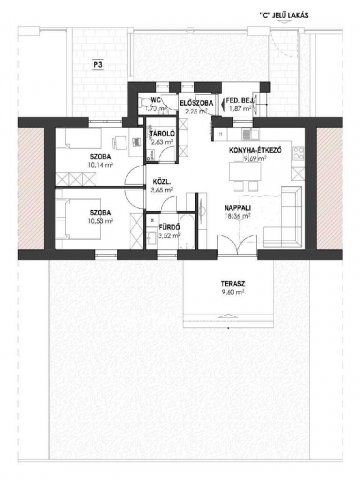 Eladó családi ház, Adácson 37 M Ft, 2 szobás