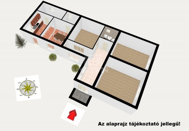 Eladó családi ház, Úrin 59 M Ft, 3 szobás