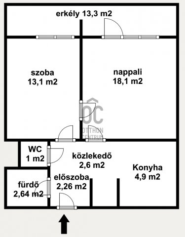 Eladó téglalakás, Budapesten, IX. kerületben 99.9 M Ft, 2 szobás