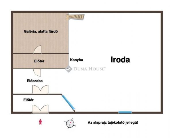 Kiadó iroda, Budapesten, V. kerületben, Veres Pálné utcában