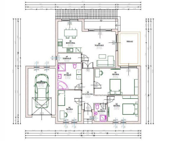 Eladó családi ház, Kecskeméten 67 M Ft, 4 szobás