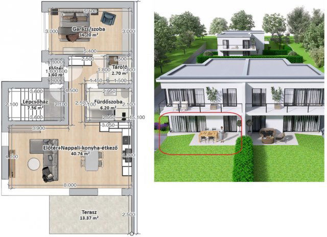 Eladó téglalakás, Budapesten, III. kerületben 136.9 M Ft