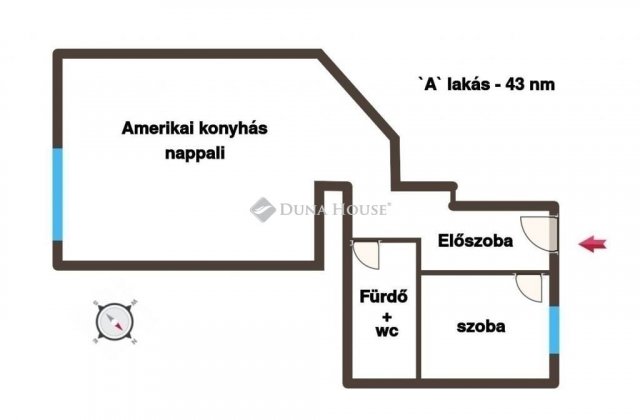 Eladó téglalakás, Budapesten, IX. kerületben 71 M Ft, 2 szobás