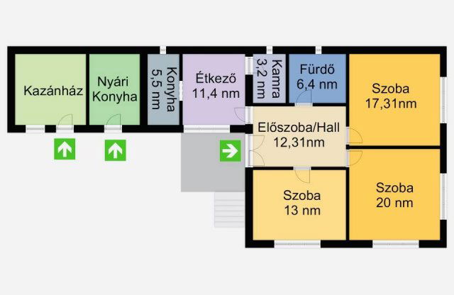 Eladó családi ház, Jászalsószentgyörgyon 22.9 M Ft, 3 szobás