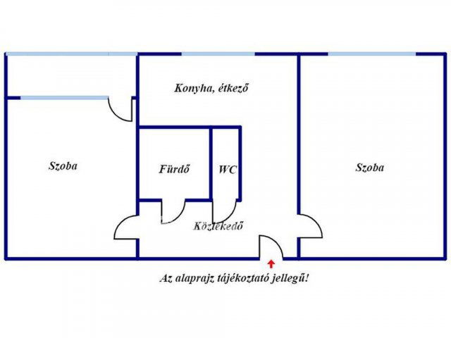 Eladó panellakás, Szegeden 47.9 M Ft, 2 szobás